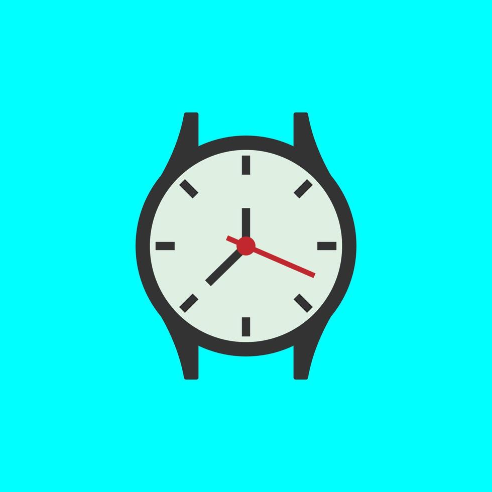 watch icon vector logo template, clock icon