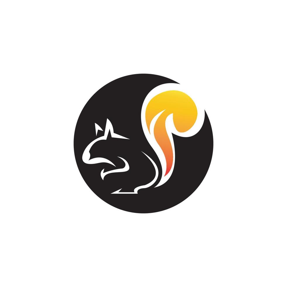 Squirrel icon and symbol vector illustration