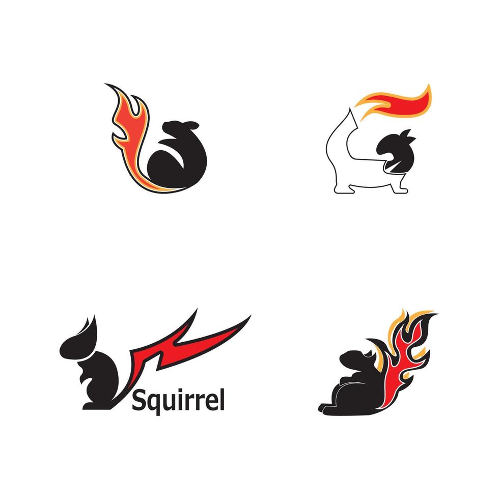 Squirrel icon and symbol vector illustration