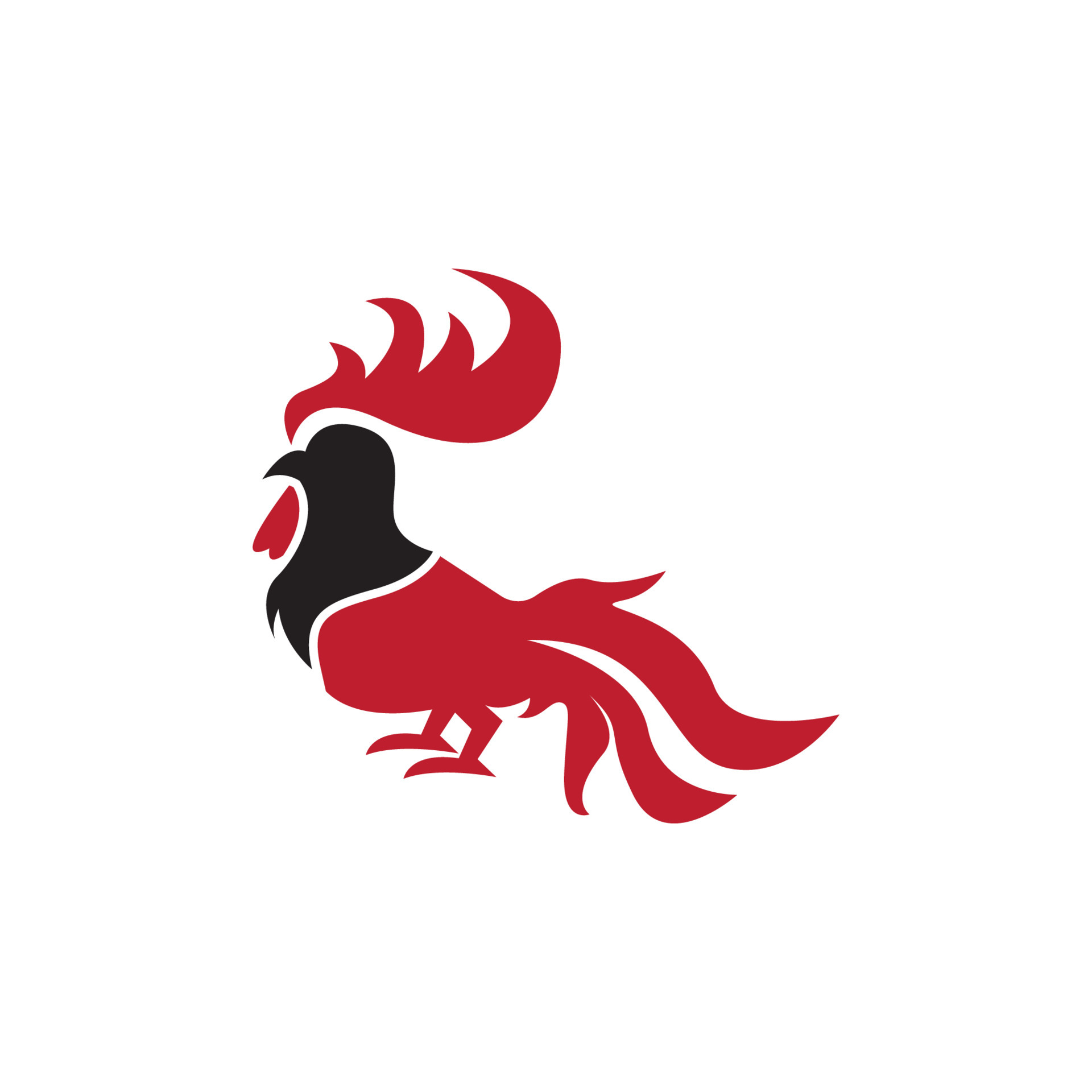 Rooster icon and symbol template illustration 4511005 Vector Art at ...