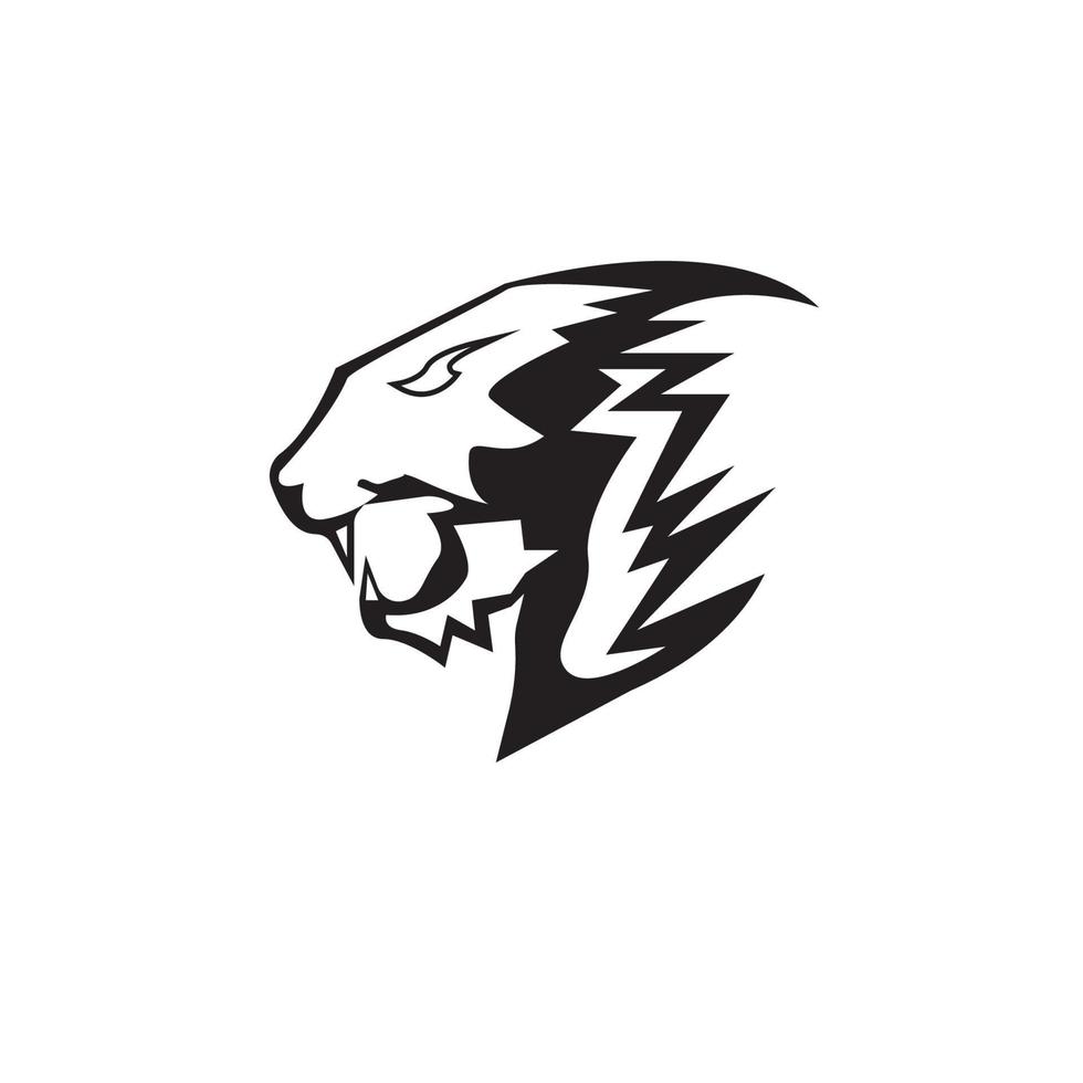 Tiger icon and symbol template illustration vector