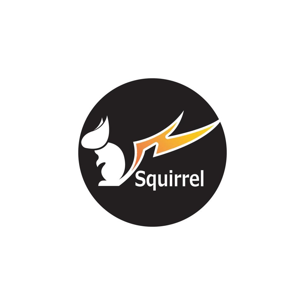 Squirrel icon and symbol vector illustration