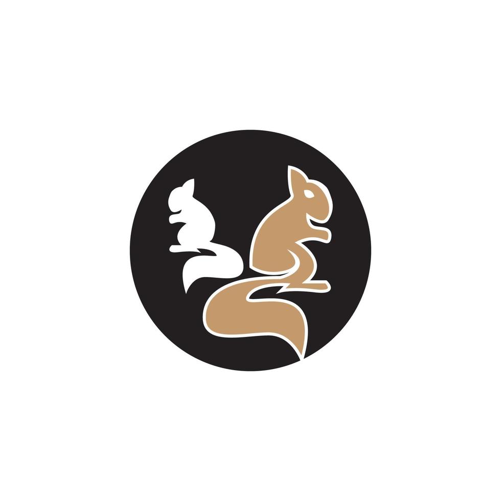 Squirrel icon and symbol vector illustration