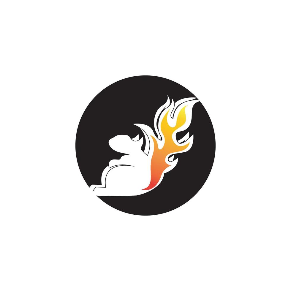 Squirrel icon and symbol vector illustration