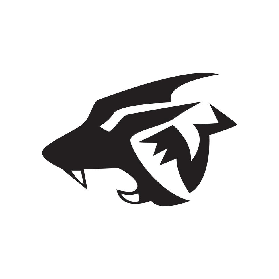 Tiger icon and symbol template illustration vector