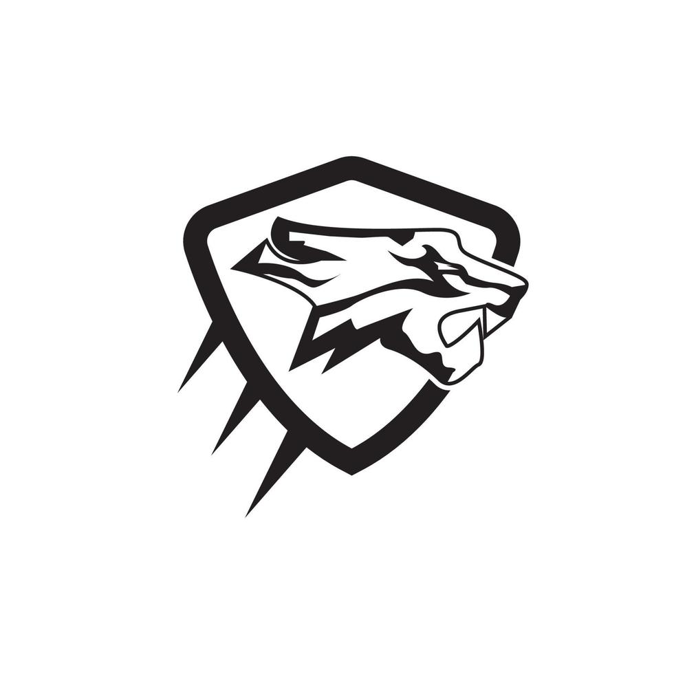 Tiger icon and symbol template illustration vector