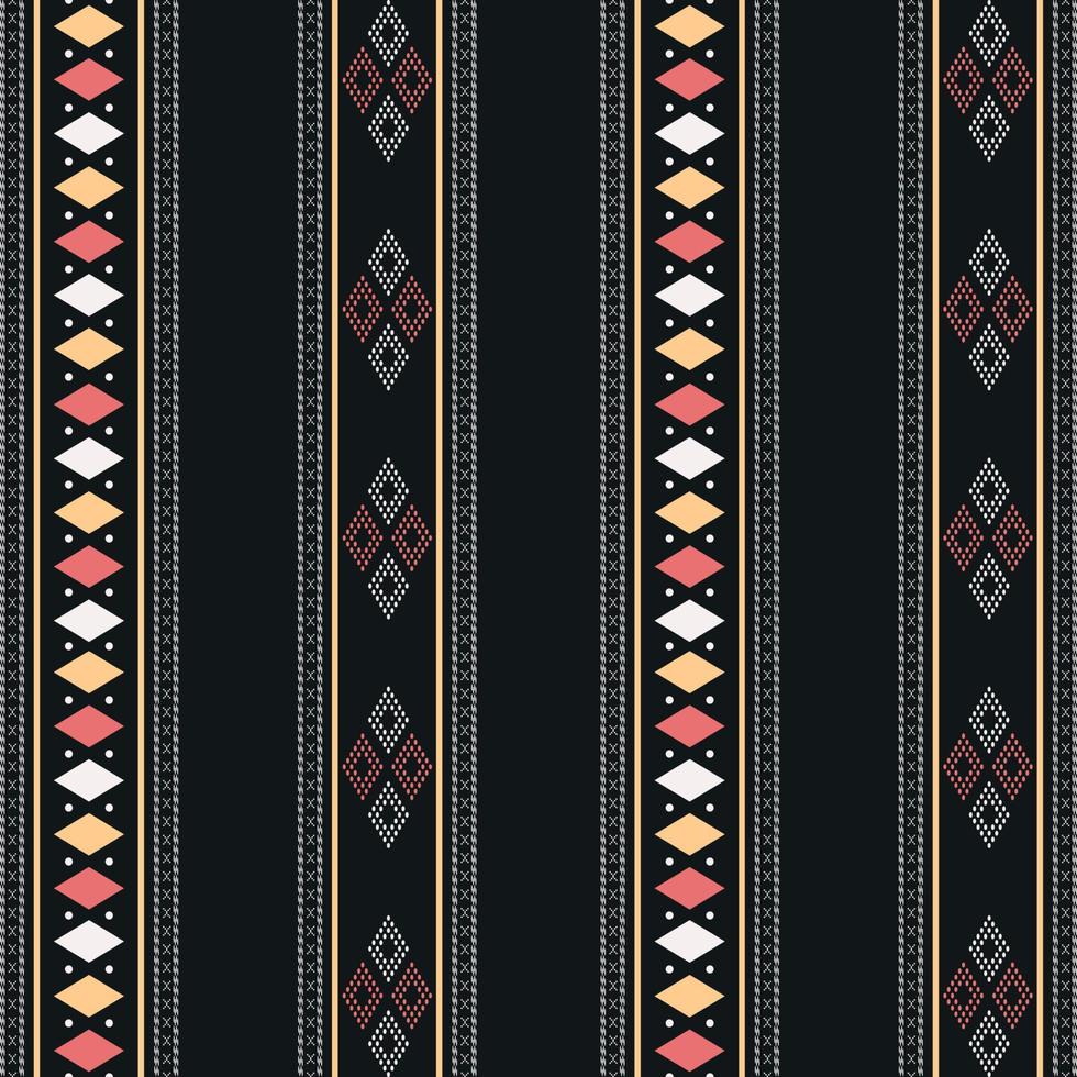 motivo de fondo geométrico transparente ulos batak. frontera sari bandhani textil tradicional sin costuras. diseño de borde de texturas bandhani indiant creativo sin costuras vector