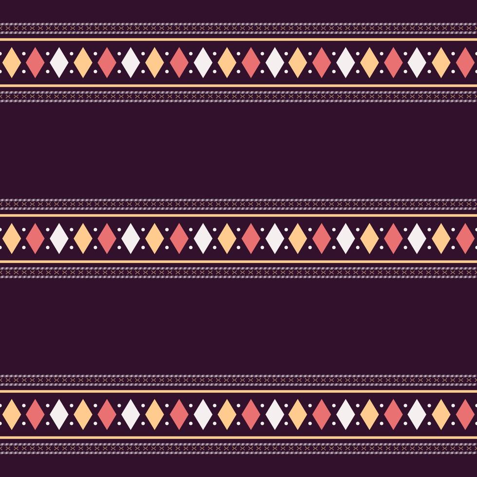 motivo de fondo geométrico transparente ulos batak. frontera sari bandhani textil tradicional sin costuras. diseño de borde de texturas bandhani indiant creativo sin costuras vector