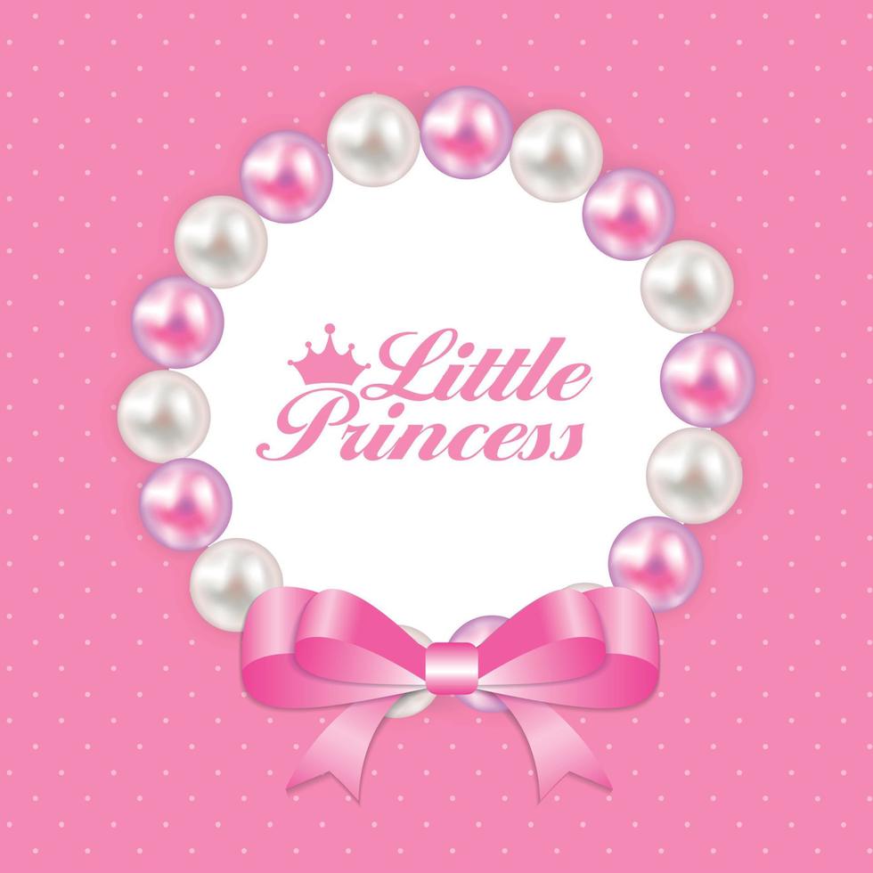 Little Princess Background Vector Illustration