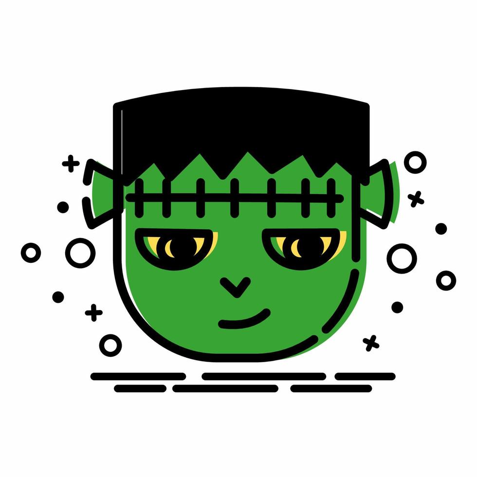Zombie Icon MBE Style.eps vector