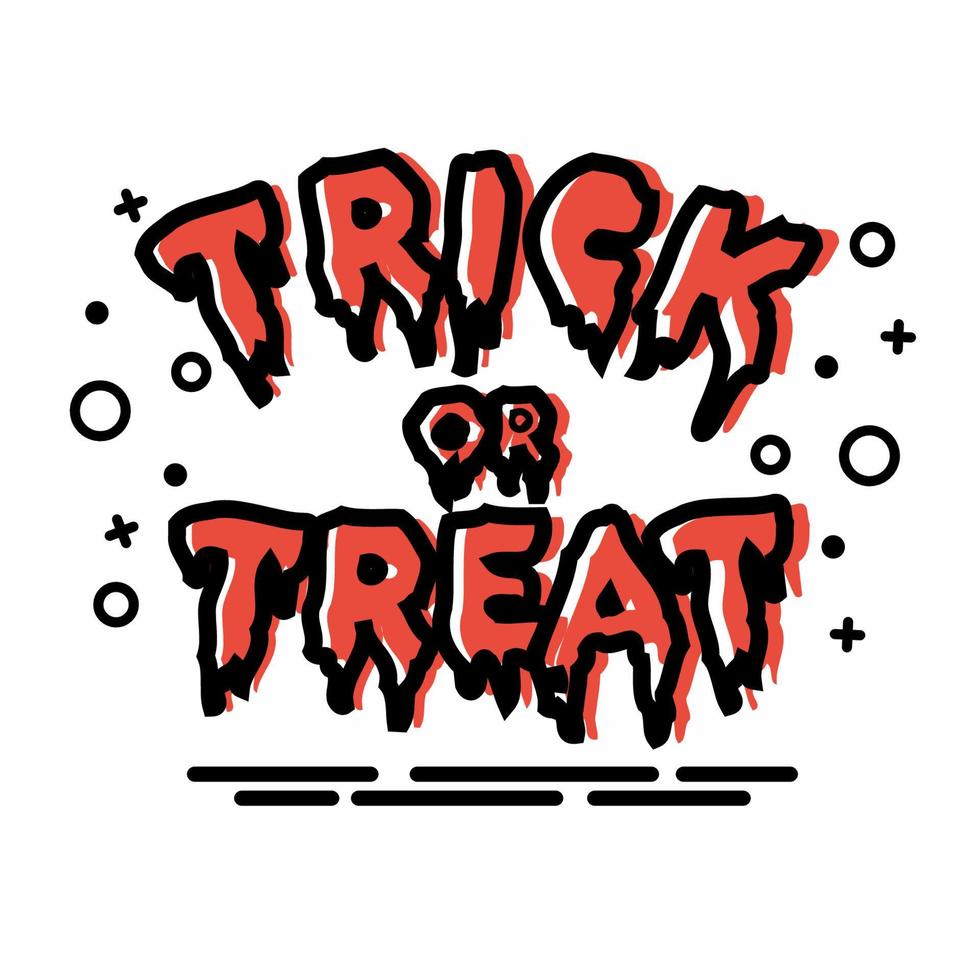 Trick or Treat Icon MBE Style... vector