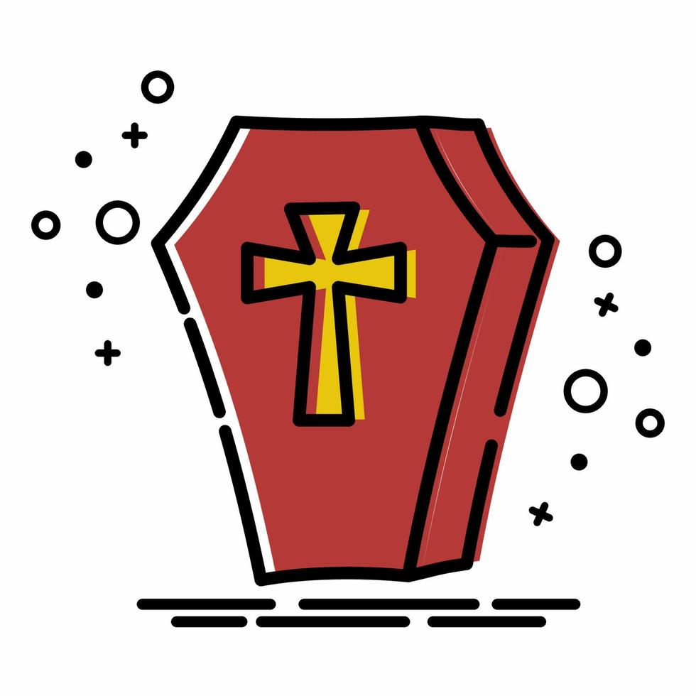 Coffin Icon MBE Style.eps vector