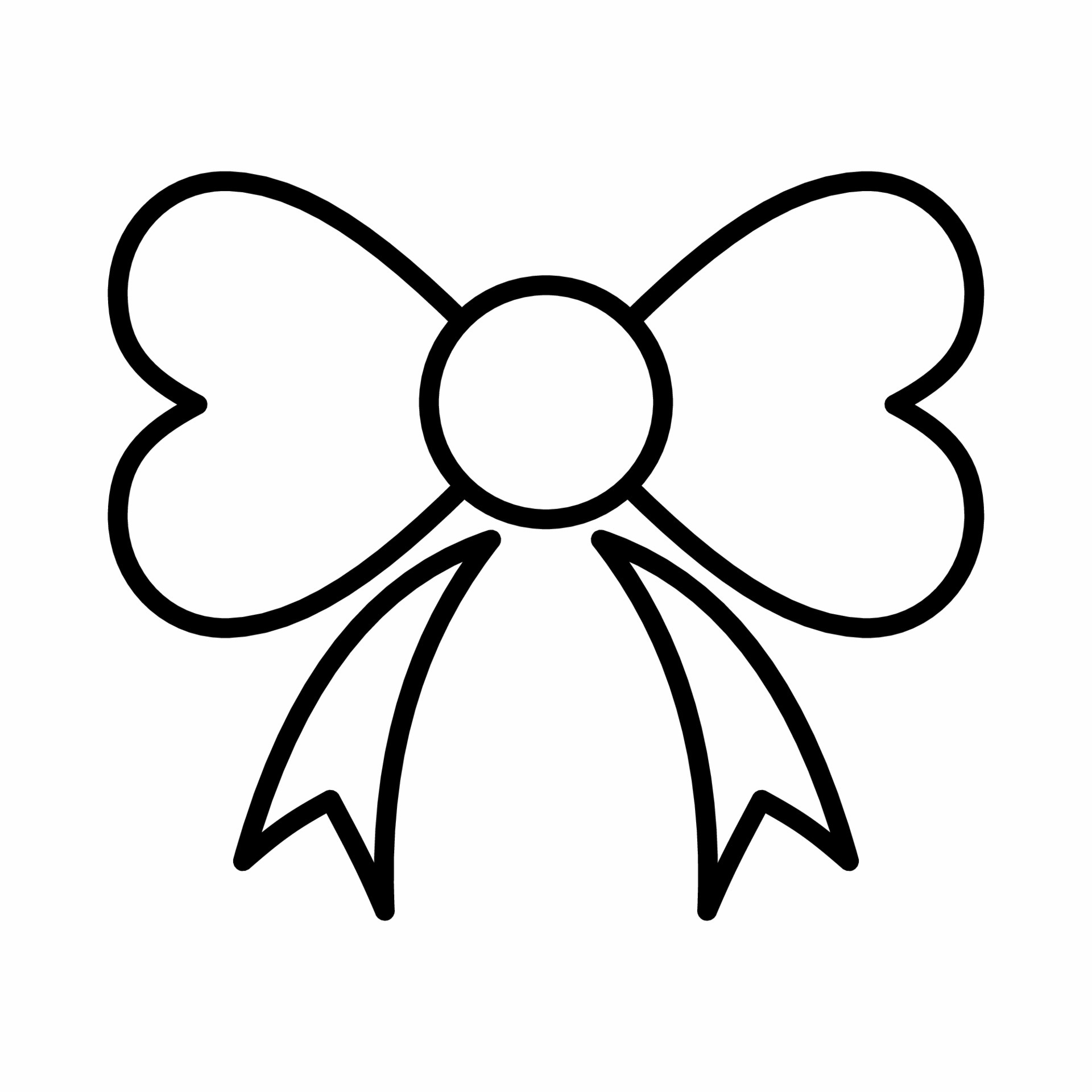 Ribbon Icon Line Style.eps 4513089 Vector Art at Vecteezy