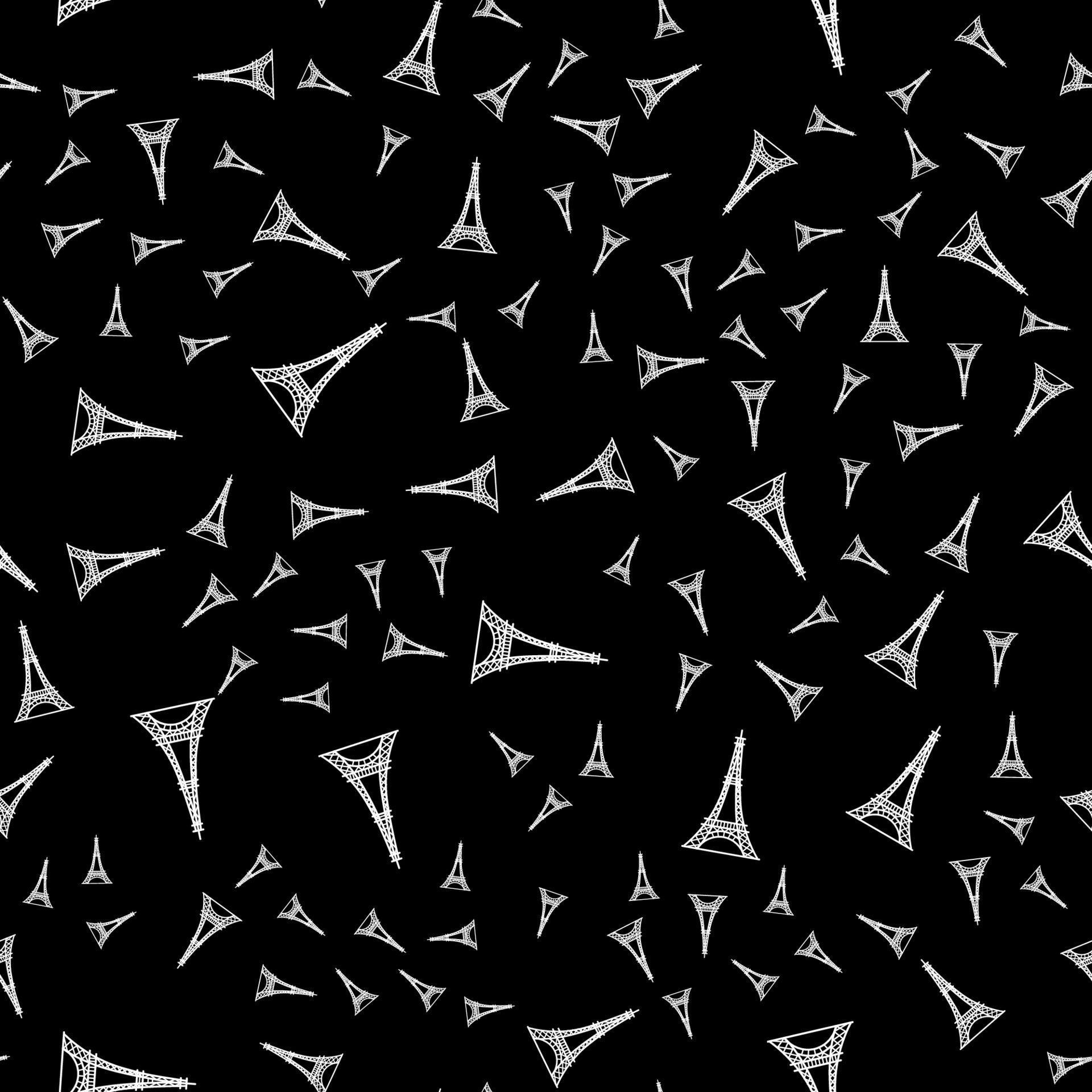 Vector illustration. Seamless Eiffel tower pattern. 4513266 Vector Art