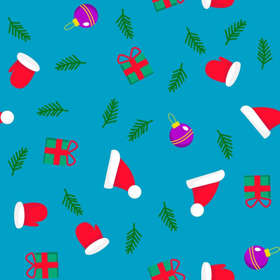 Vector illustration. Christmas seamless pattern.