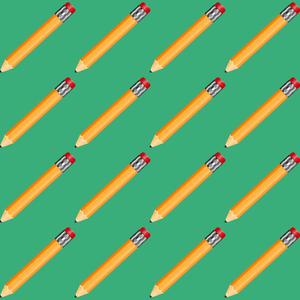Vector illustration. A set of colored pencils.