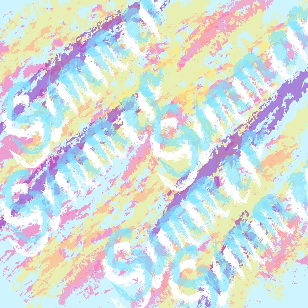 Abstract background with lettering summer vector