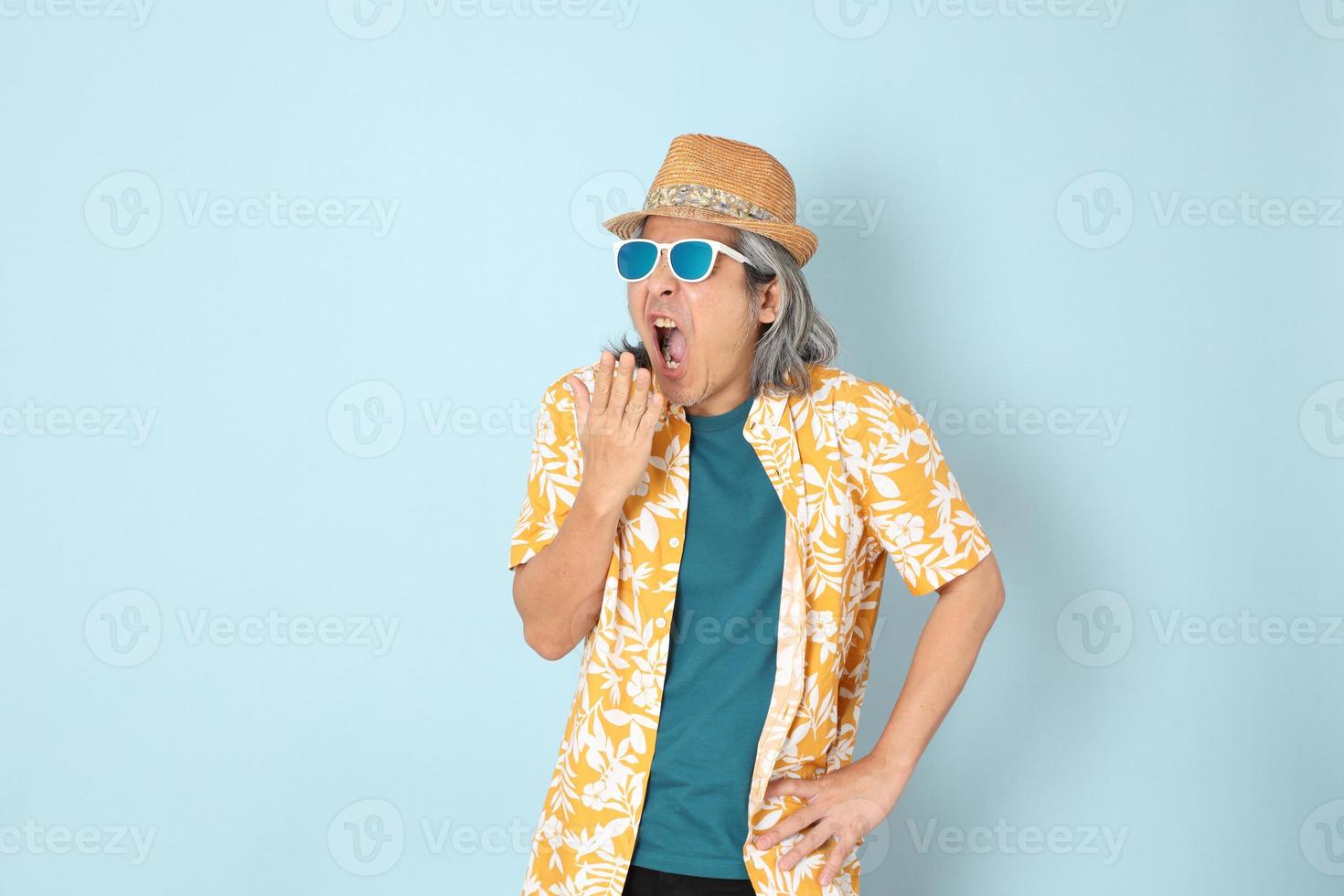 Man in summer clothes photo