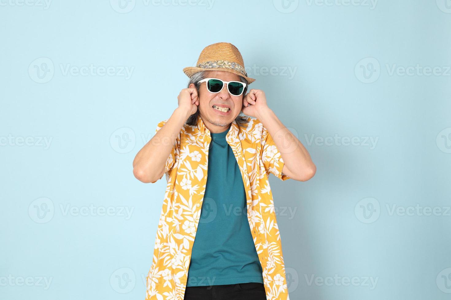 Man in summer clothes photo