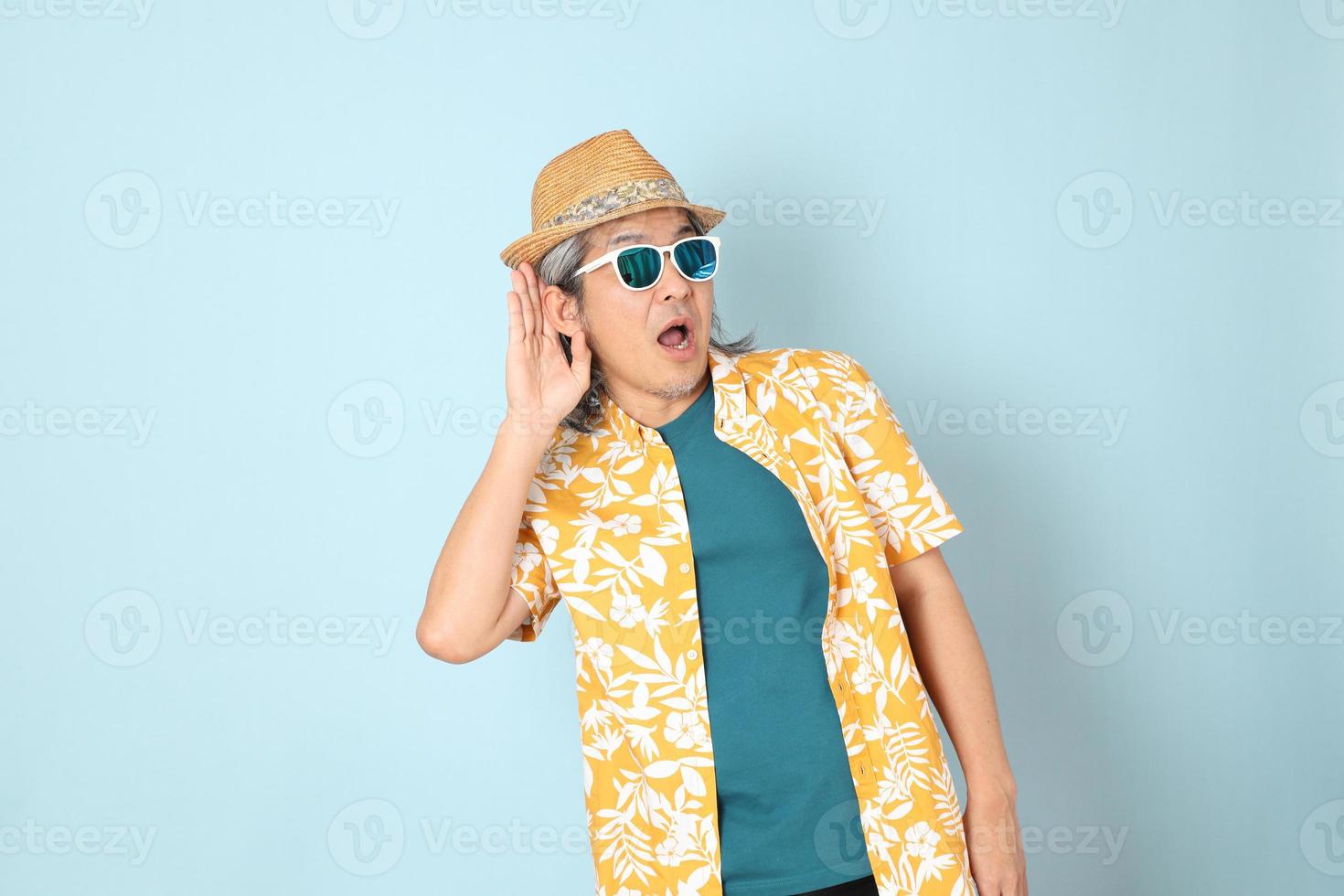 Man in summer clothes photo