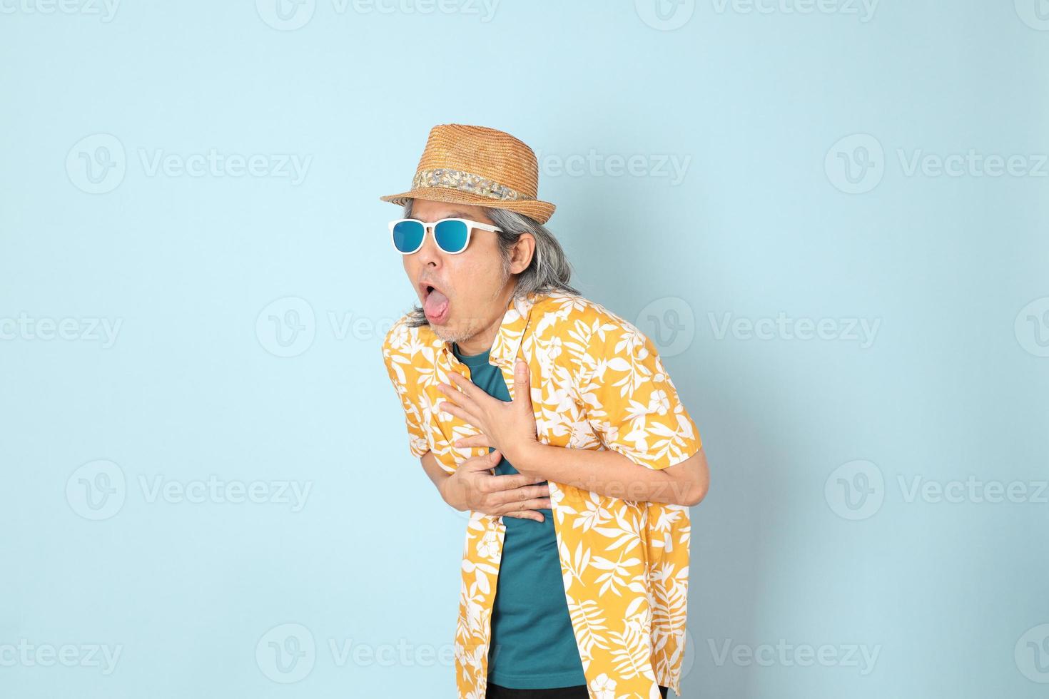 Man in summer clothes photo