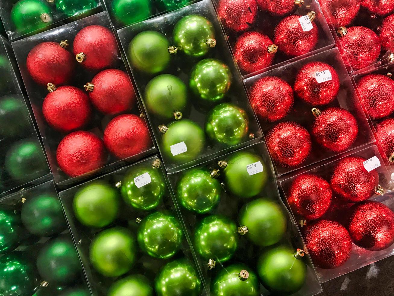 xmas decorations in shop photo