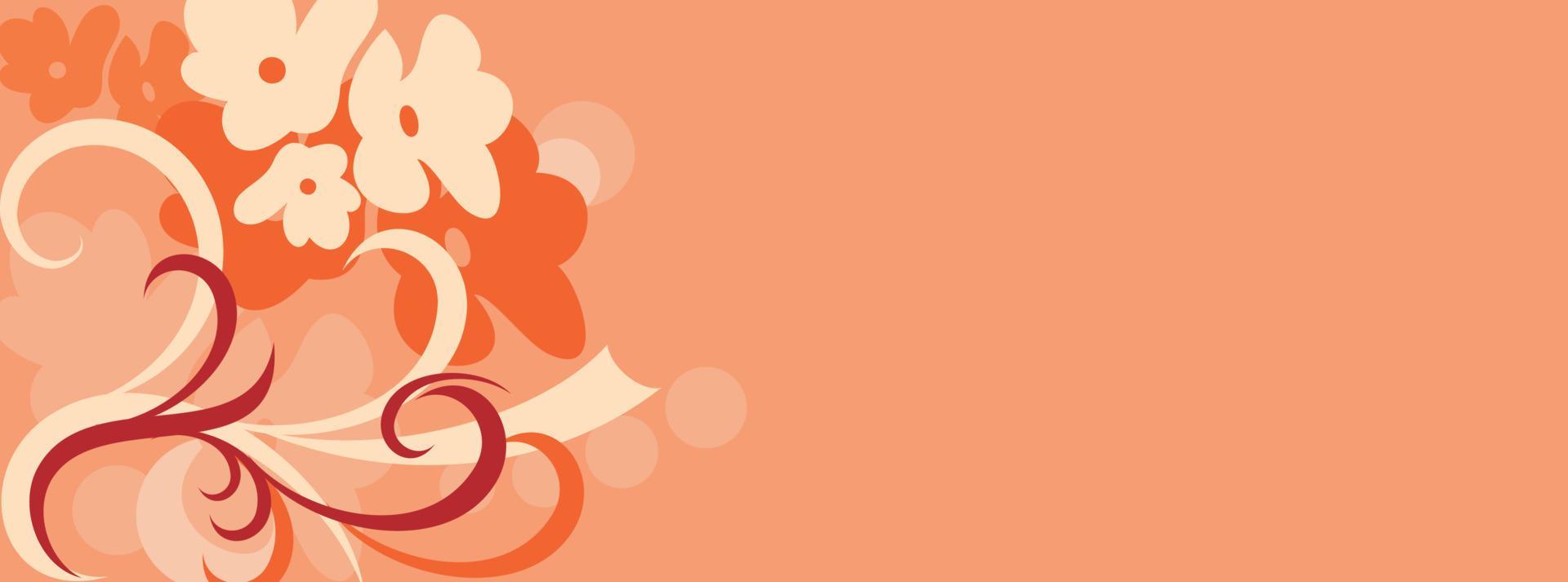 Floral banner background 4515956 Vector Art at Vecteezy