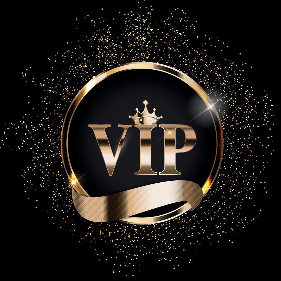 Abstract Luxury VIP Members Background Vector Illustration