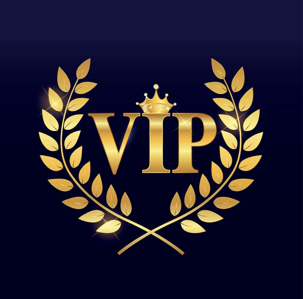 Abstract Luxury VIP Members Background Vector Illustration