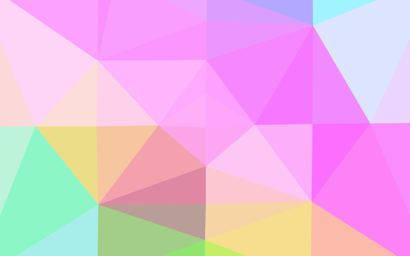 Light Multicolor, Rainbow vector polygon abstract background.