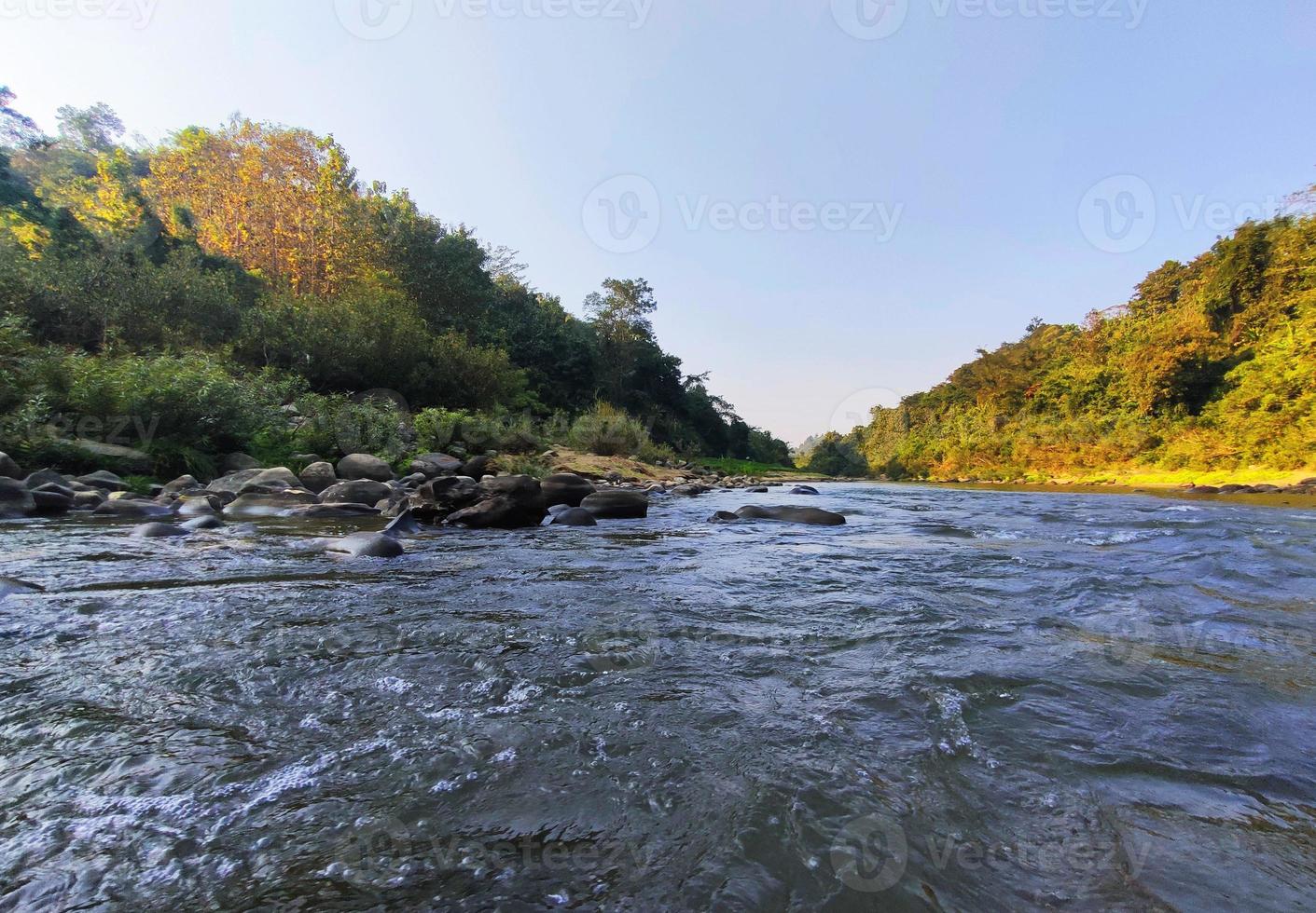 Canal in the mountain nature photography photo