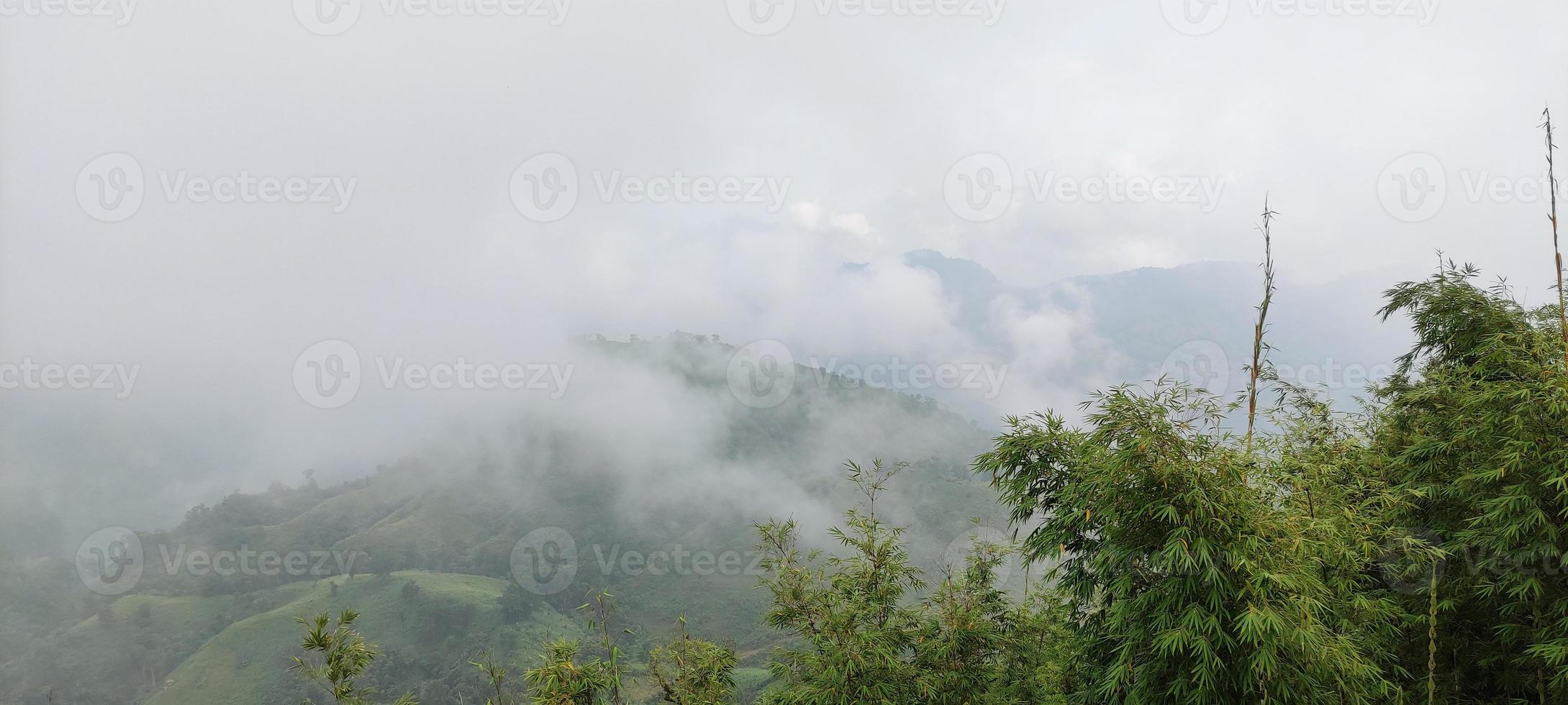 Sky with foggy nature photography photo