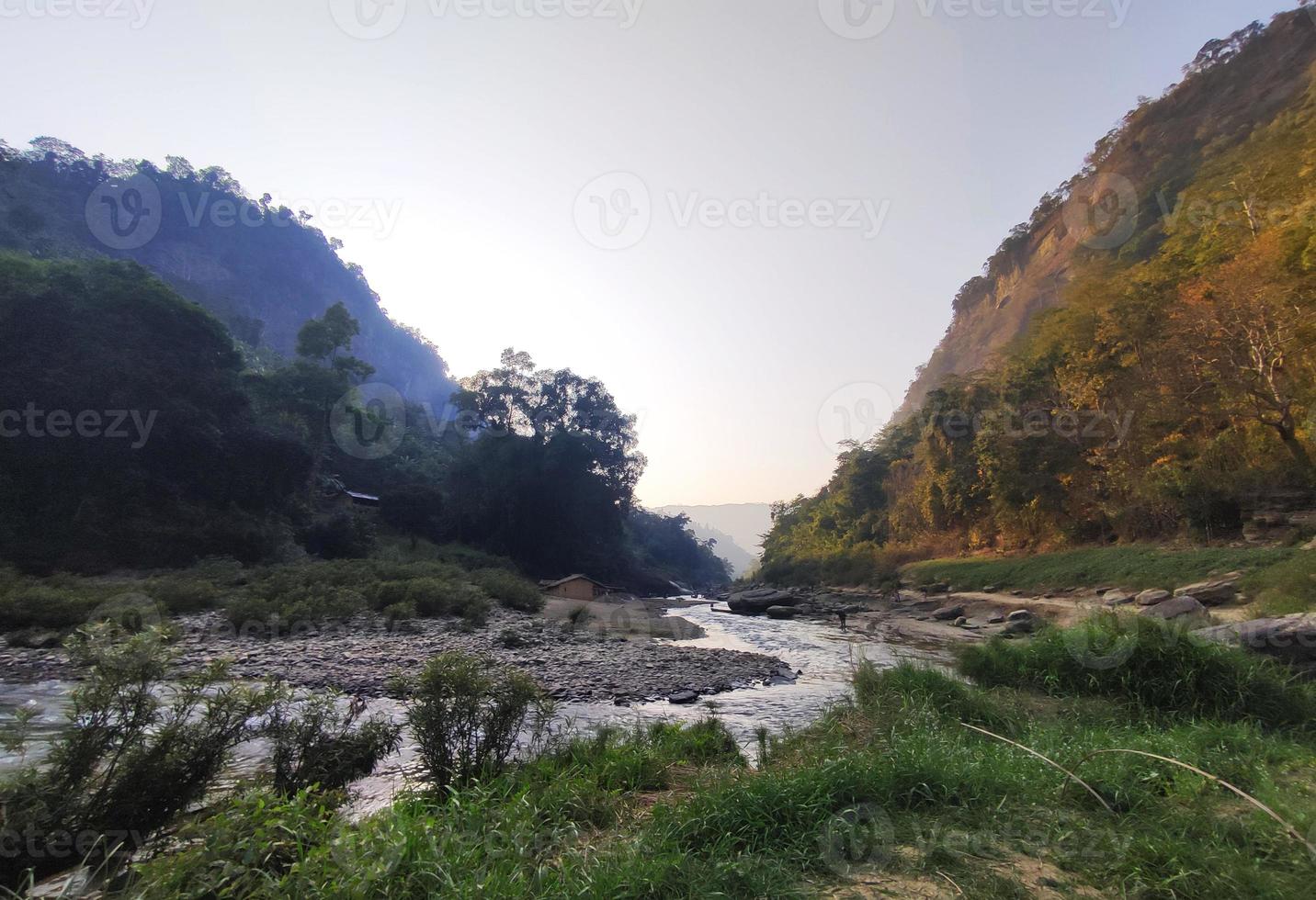 Mountainside nature landscape photo