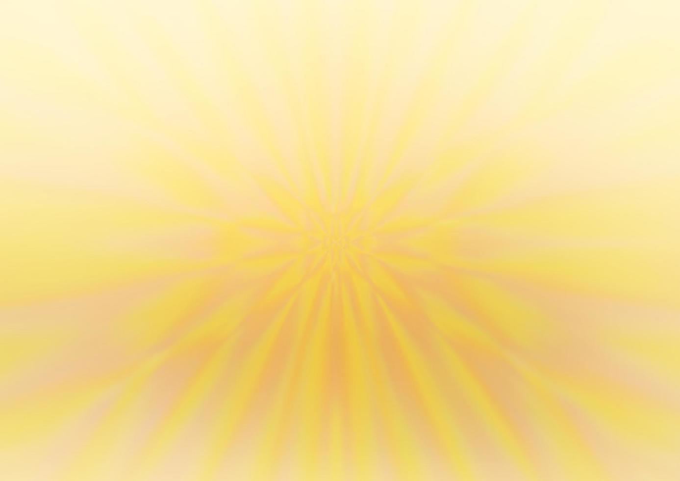 Light Yellow, Orange vector abstract bokeh pattern.