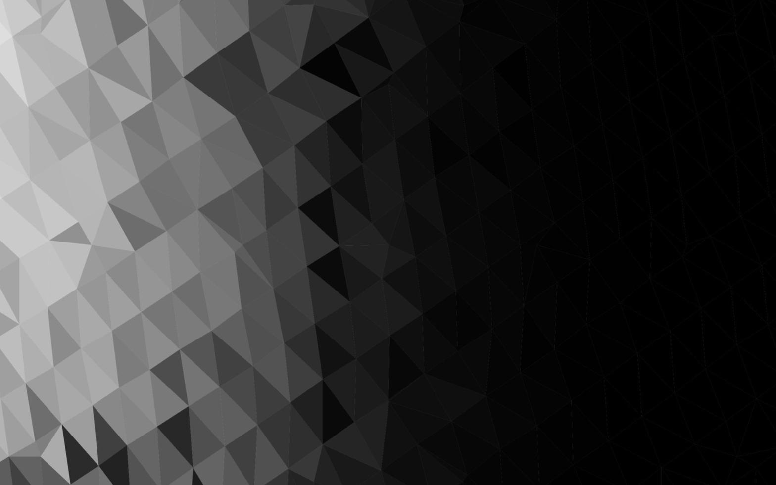 Light Silver, Gray vector abstract polygonal texture.