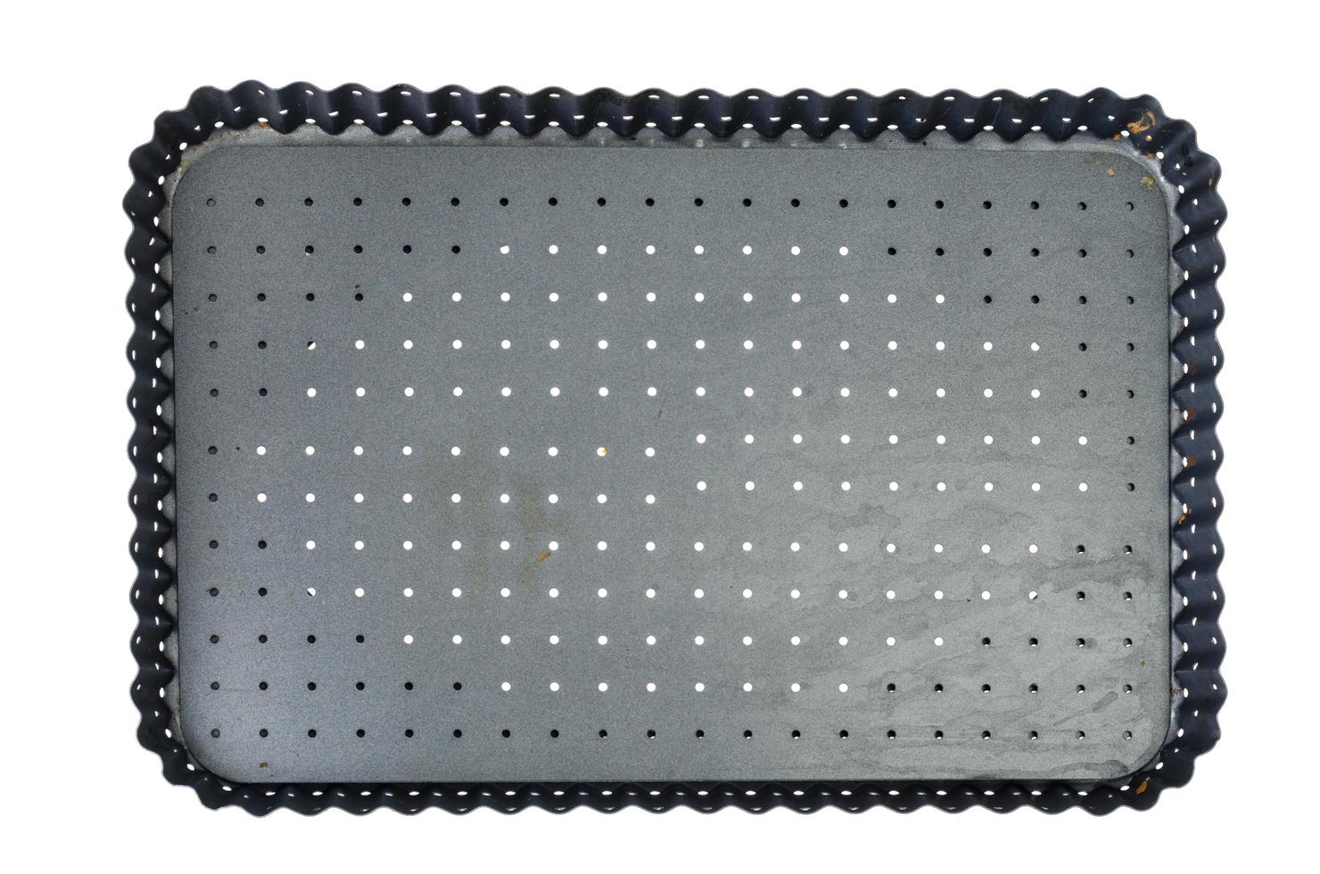 Teflon baking dish isolated on white background photo