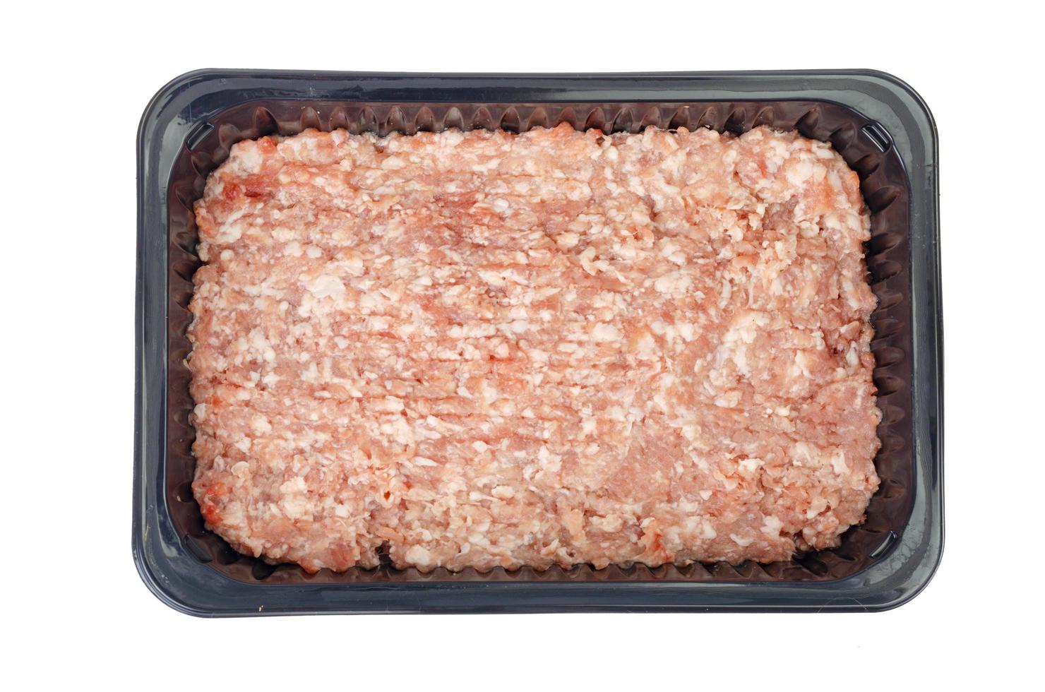 Fresh minced meat, minced pork. Photo in Studio