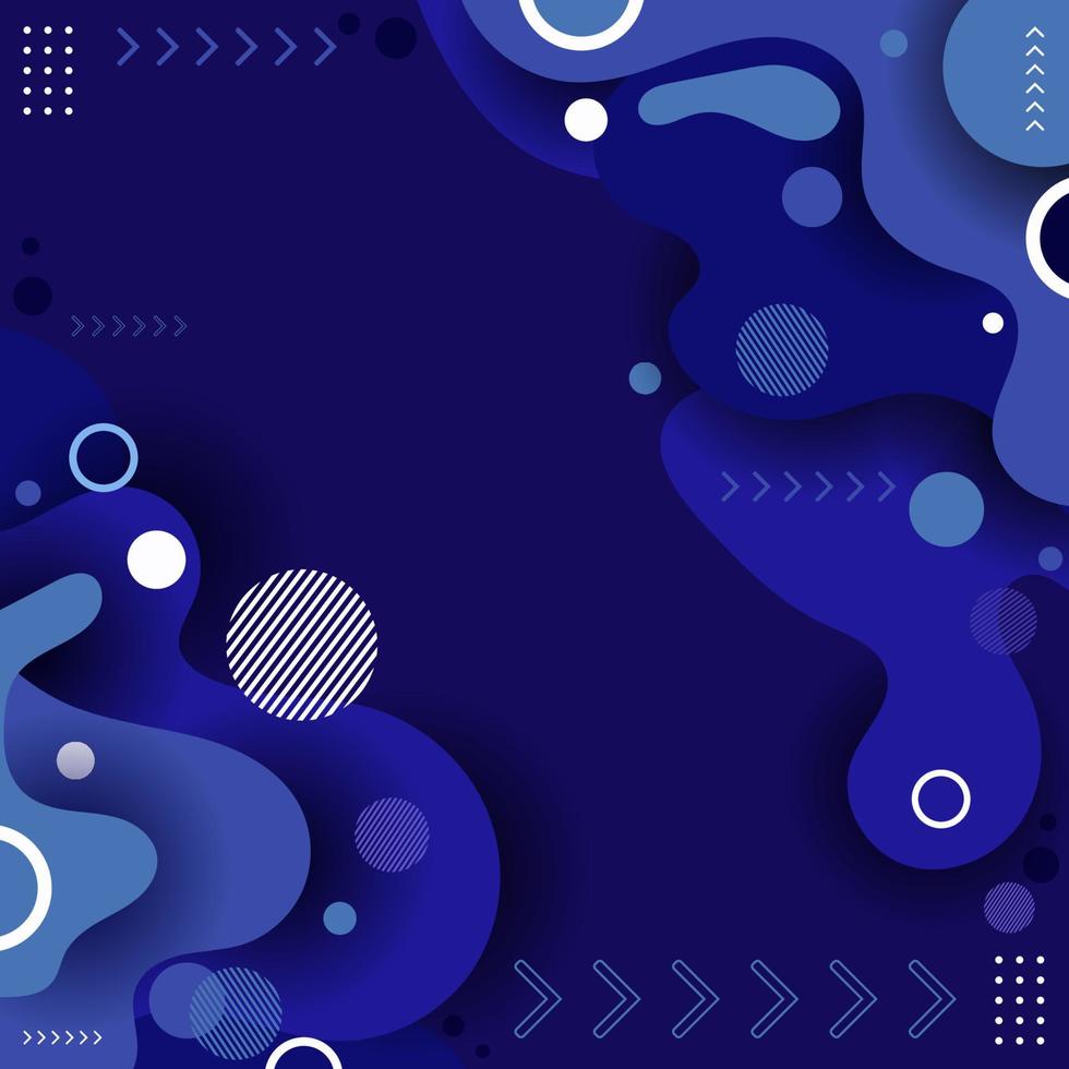 Blue Color Abstract Background vector