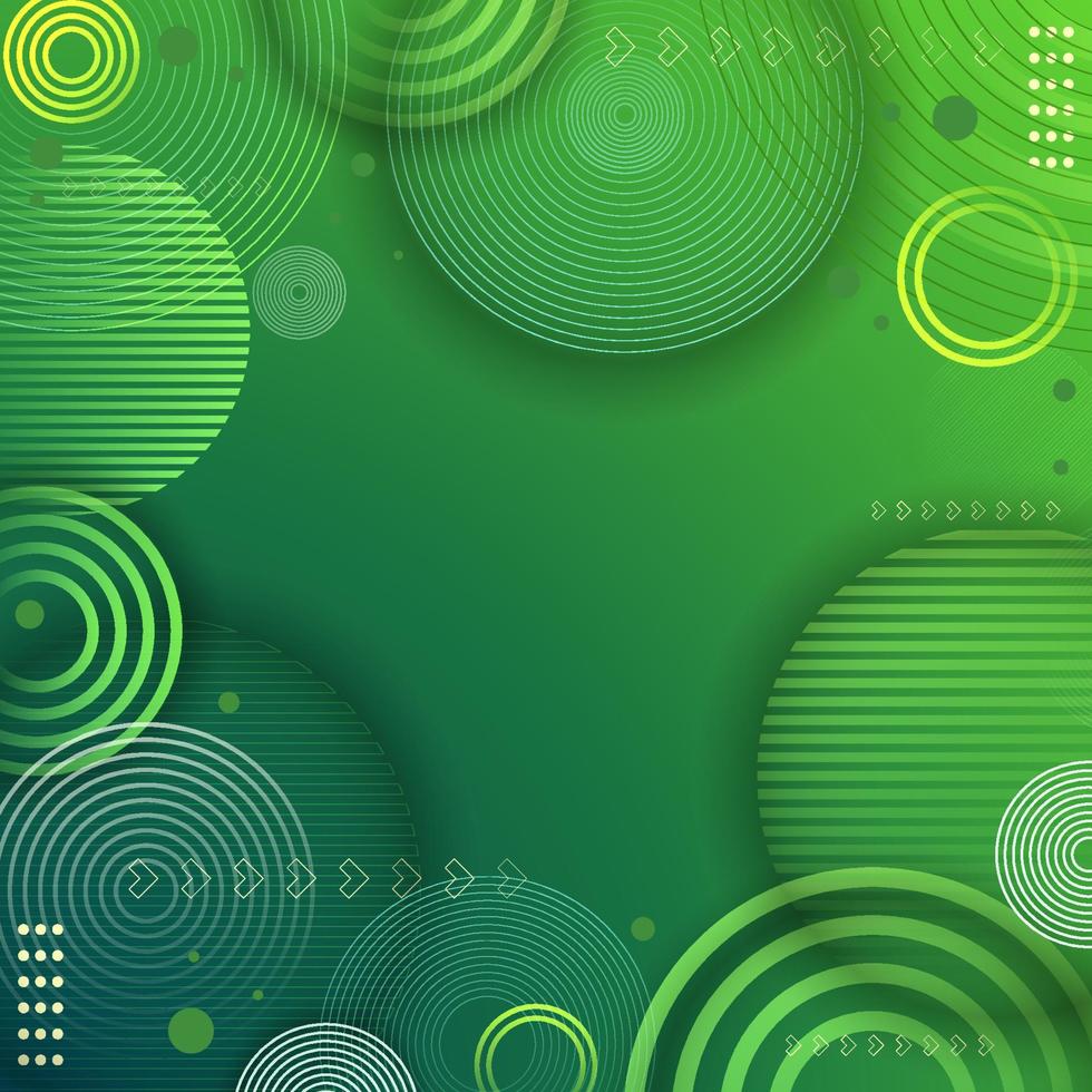 Green Abstract Background vector