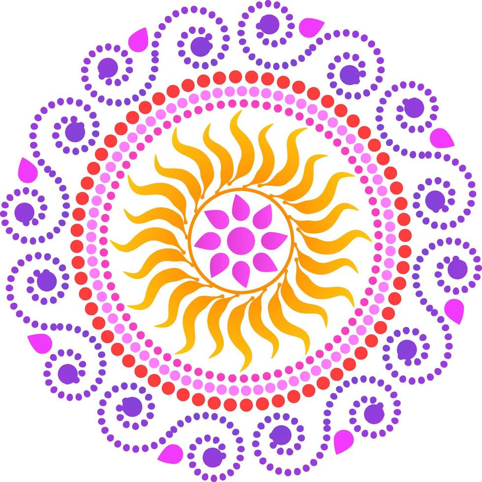 Embroidery. Embroidered dotted elements,  flowers, and leaves in vintage style on a white background. Stock vector illustration