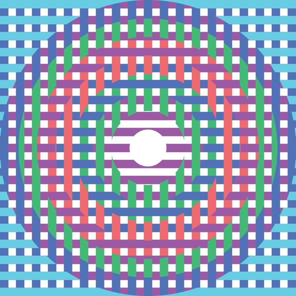 Optical art pattern for Textile printing and logos vector