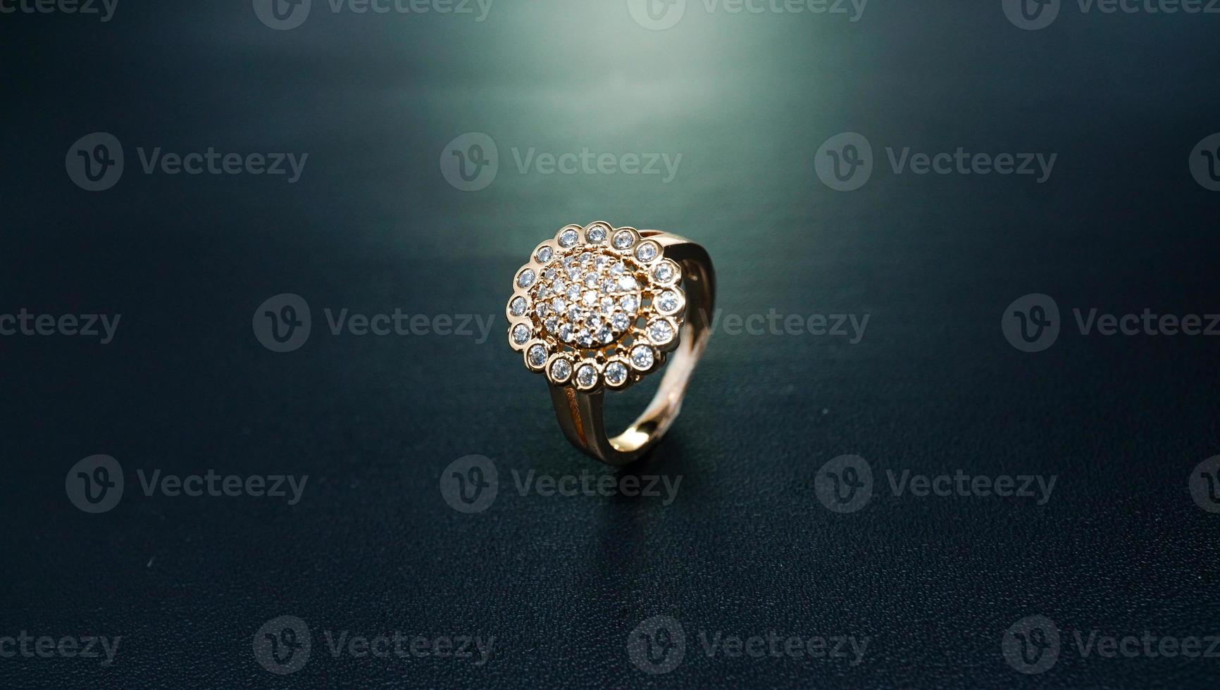 photo of women's ring with sunflower motif