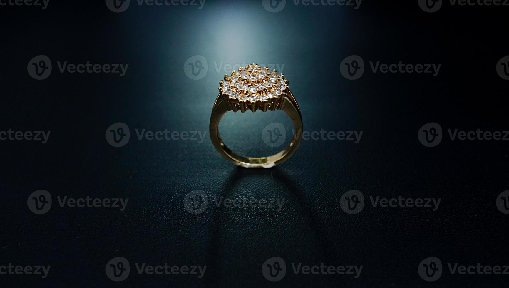 photo of women's ring with sunflower motif