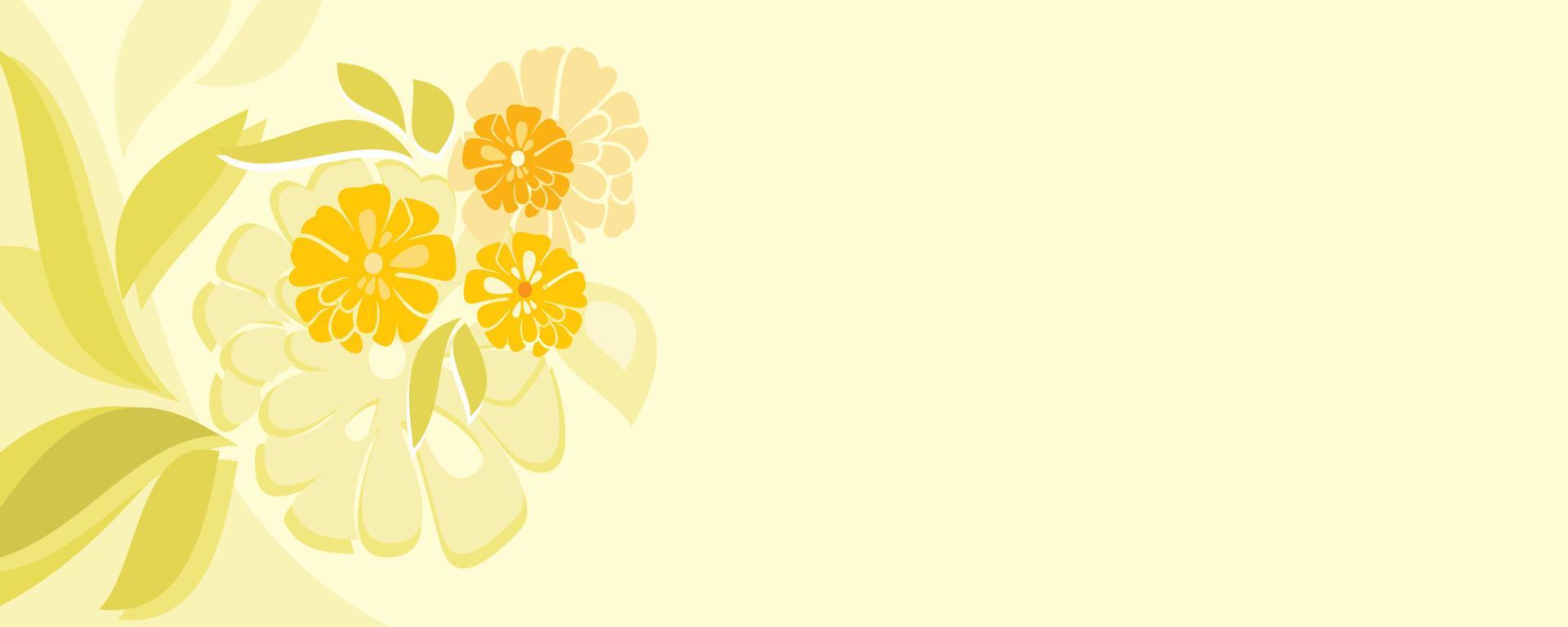 Floral banner background 4524974 Vector Art at Vecteezy