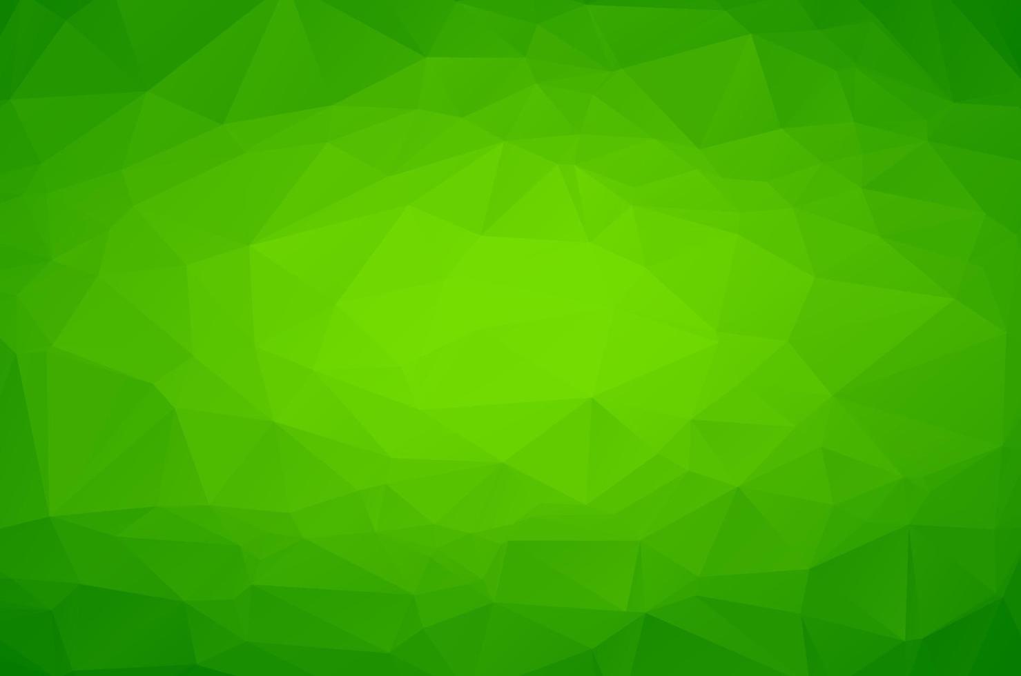 Abstract green low poly crystal background. Polygon design pattern. Low poly vector illustration, low polygon background.