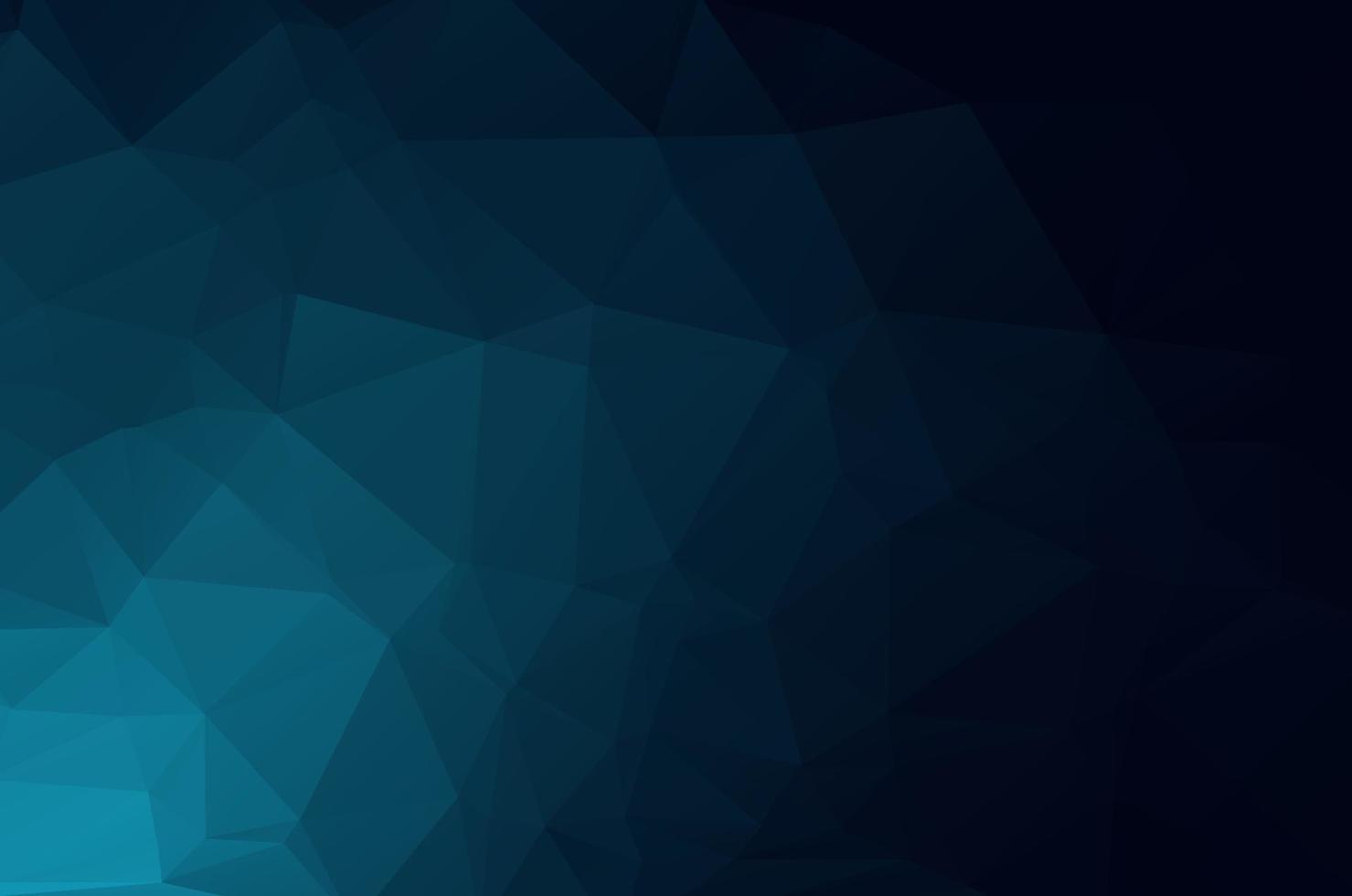 Abstract blue color low poly crystal background. Polygon design pattern. Low poly vector illustration, low polygon background.