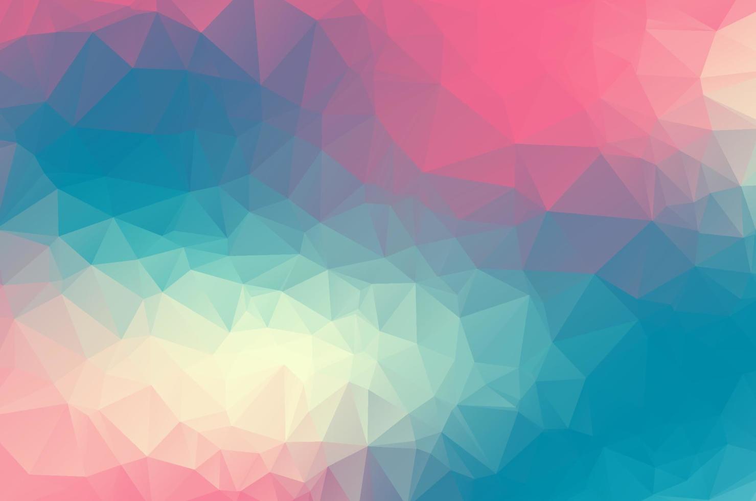 Abstract multicolor low poly crystal background. Polygon design pattern. Low poly vector illustration, low polygon background.