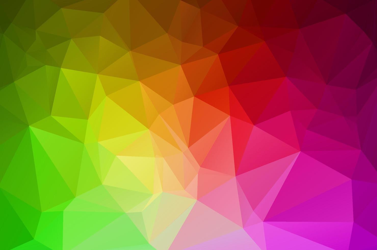 Light colorful Low poly crystal background. Polygon design pattern. Low poly vector illustration, low polygon background.