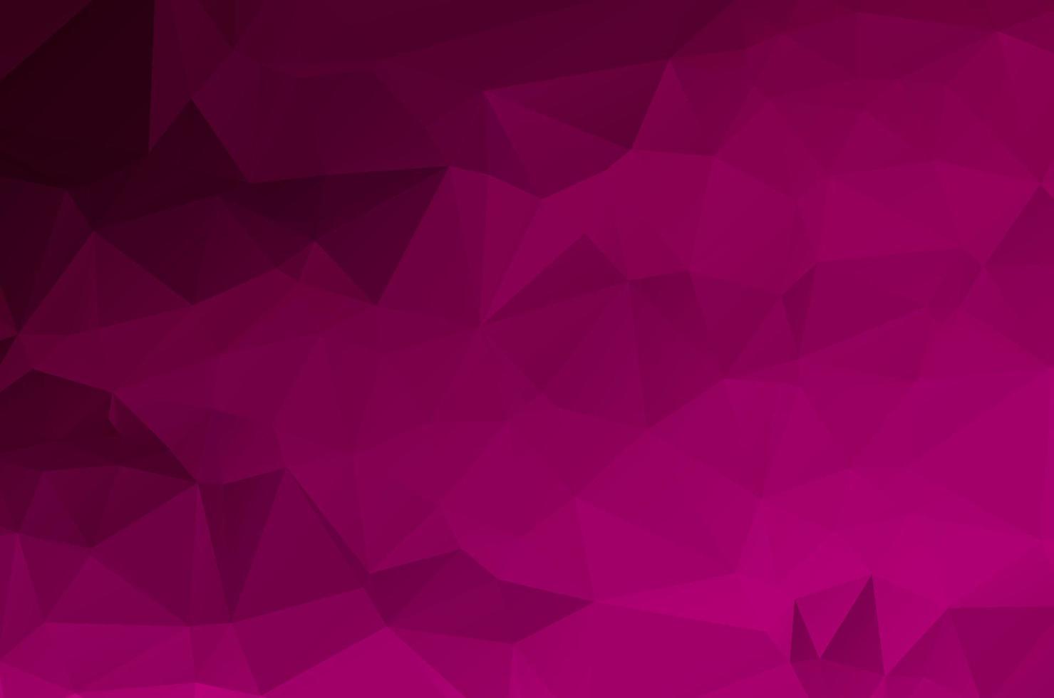 Purple Low poly crystal background. Polygon design pattern. Low poly vector illustration, low polygon background.
