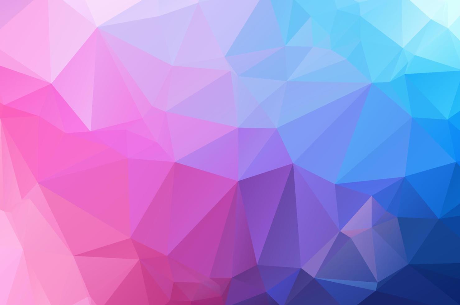 Light colorful Low poly crystal background. Polygon design pattern. Low poly vector illustration, low polygon background.